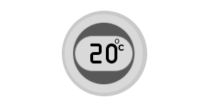 Ik wil de temperatuur alleen hoger en lager kunnen zetten