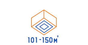 101 tot 150 m²
