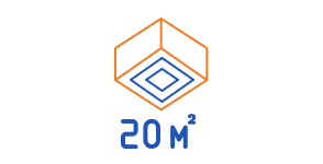 20 m²