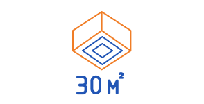 30 m²