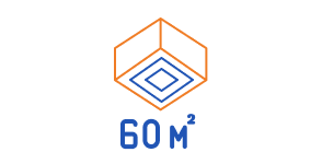 60 m²
