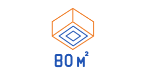 80 m²