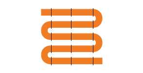 Op tackerplaat met een cementdekvloer (Opbouwhoogte 6-8 cm)