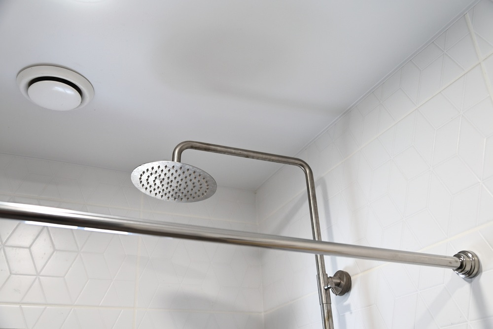 ventilatieventiel in badkamerventilatie 